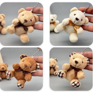 곰돌이 인형 키링 체크 베어 캐릭터 가방 열쇠고리 단체 대량 선물