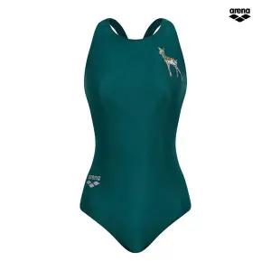 아레나 여자 성인  디어베어 선수 원피스 레이서백 A4FL1CO01 GRN