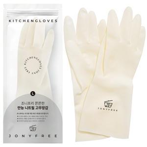 조니프리 쫀쫀한 만능 니트릴 고무장갑 L 1P