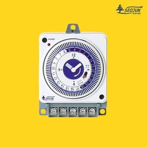 서준전기 SJB-R21 3W 판넬용 1C접점형 정전보상형 기계식 타임스위치