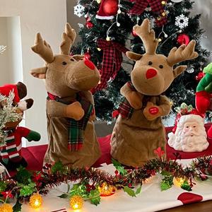 크리스마스 춤추는 루돌프 움직이는 댄싱트리 오 장식 인형