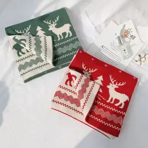 루돌프 사슴 커플 목도리 크리스마스 남성 여성 겨울 포인트 아이템