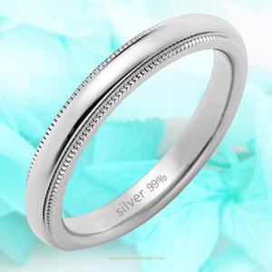 순은 밀그레인 엥게지 반지 실버99% 은반지 남성 여성 커플링 우정링 실버 링 기념일 선물 프러포즈 100일