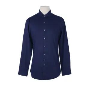 슬림핏 진네이비 TR스판 기모 셔츠 GYS414229