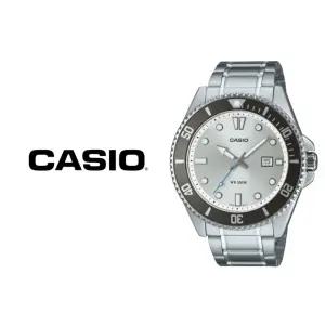 카시오 CASIO 다이버 MDV-107D-7A 패션 방수 남자 남성 흑새치 메탈 손목시계 MDV107D
