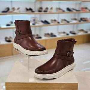 [미소페] 미소페 여성 캐주얼 퍼 앵클 부츠 612446001-3