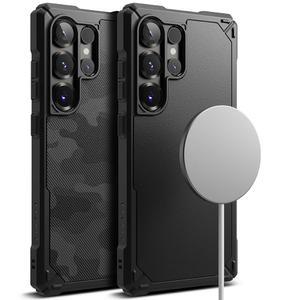 갤럭시S25 울트라 맥세이프 케이스 링케 러기드 기어 마그네틱 범퍼