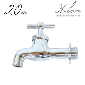 국산 20A 가로꼭지 수도꼭지 화장실 수채용 소재 싱크용 수도가랑