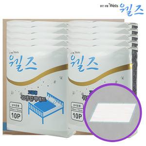 웰즈 위생 깔개 매트10매입x10개(1박스)