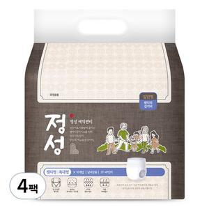 정성 남녀공용 안심 흡수 매직팬티 성인기저귀 특대형 10개입 4개