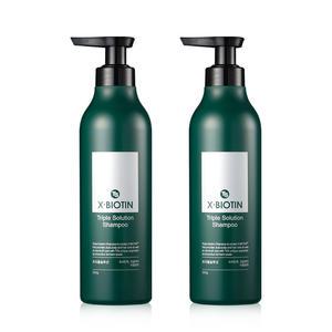 TS 엑스비오틴 트리플 솔루션샴푸 X2개 탈모샴푸 두피 모발관리
