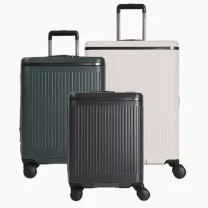 럭스 24인치 기내용 수화물 폴리카보네이트 히노모토휠 TSA 캐리어 가방 3colo