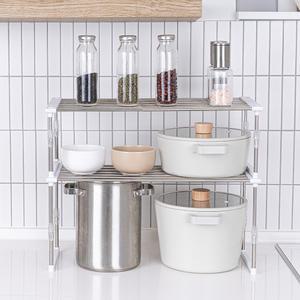 살림사 폭+높이조절 접시정리대 국내생산 적층형 틈새수납