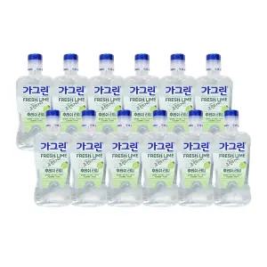 가그린 후레쉬 라임 구강청결제 750ml x12개
