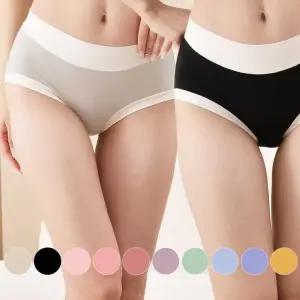 여성 언더웨어 팬티 모달 투톤 10칼라 요일별 낱개포장 여자속옷 M-2XL