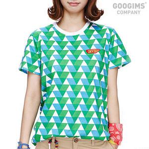 [구김스] GB094 삼각패턴 반팔 티셔츠
