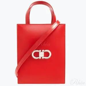 페라가모 간치니 여성 토트백 가방 21 8358 플레임 레드 0771688