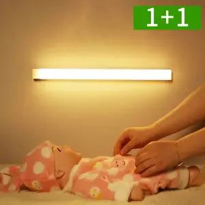 [1개+1개] 충전식 LED 동작감지 무선센서등 30cm