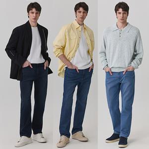 봄 뱅뱅  남성 시그니처 라이크라 데님