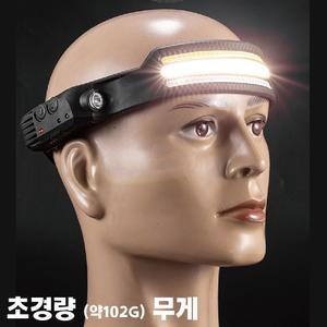 [모두쇼핑]디제이디 LED 충전식 가벼운 센서 안전모 헤드랜턴 헤드라이트 미니캠핑랜턴 미니랜턴 랜턴