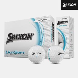 [스릭슨]던롭코리아 스릭슨 얼티소프트5 저압축 고반발 골프볼[화이트][2피스 12알]