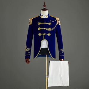 귀족옷 제복 의상 촬영 왕자옷 왕자 코스프레 궁전 중세 유니폼 왕실 왕자님 블루 유럽