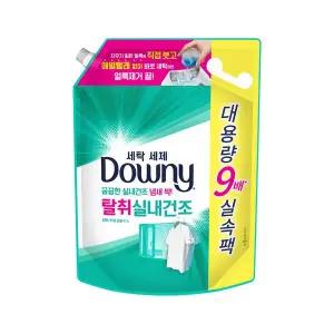 다우니 프리미엄 세탁세제 액체형 탈취실내건조 리필 4.1L 1개