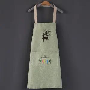 카페 주방 미용실 공방 바리스타 예쁜 앞치마 그린 /다용도？？치마/어린이집앞치마/보육교사앞치마
