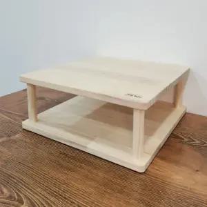 (원목) 원목 프린터선반 원목선반 /프린터받침/거치대/데스크/책상용/팩스용/복합기/스탠드/보조용/간이용