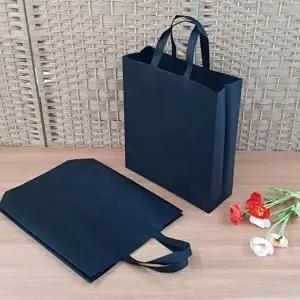 부직포 세로쇼핑백 가방 블랙 대 부직포 리유저블 가-WFHH4QY