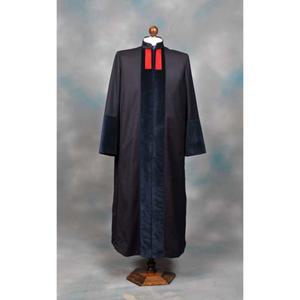 판사복 졸업식 빅사이즈 공연 사법복 드레스 흰색 레드 140CM 가운 벨벳 오프숄더