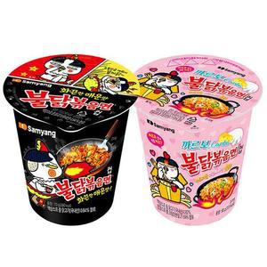 삼양 불닭볶음면6개 까르보6개 12개 소컵 컵라면