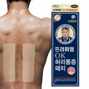 트래블이지 프리미엄 OK 허리통증 동전패치(6+리필2매)