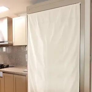 맞춤 김치냉장고자리 문 방문 도어 가림막/가리개커튼 다용도실 베란다 주방 부엌 창문 가림천