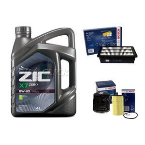 더뉴아반떼 AD 스마트스트림 1.6 엔진오일 세트 가솔린 지크 X7 제로 0W-30 SQ 4L+필터