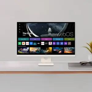 27U511SAW 27인치 스마트 TV 모니터 신모델 IPS webOS23 IPTV 화이트 에어플레이 미