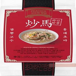 피코크 초마 하얀짬뽕 1280g, 5개