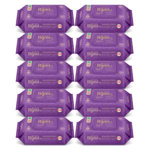 모나리자 데이데이비쥬 아쿠아 퍼플 물티슈 캡형 80매 x 10개