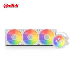 이엠텍 레드빗 ICE 360 ARGB 화이트 CPU쿨러 수냉쿨러