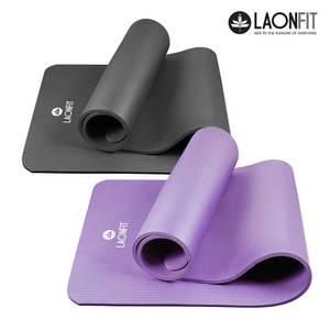 라온핏 요가매트 NBR 라이트 10mm 넓고 두꺼운 홈트