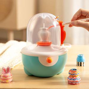 미니 아트 도자기 만들기 DIY 인테리어 소품 취미 만들기 USB 연결 작동 메뉴얼 제공