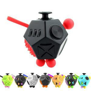 12면 큐브 감각 스트레스 해소 불안 감압 주사위 손가락 끝 소년 소녀 선물