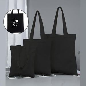 무지 블랙 에코백 인쇄가능 판촉물 홍보용 가방