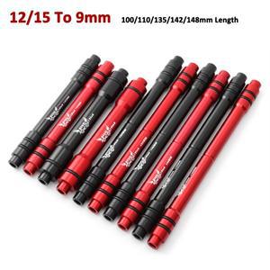 자전거 허브 쓰루 액슬 변환, QR 퀵릴리즈, MTB 산악 휠 축 어댑터, 100mm,