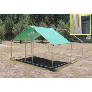 조립식 야외 닭장 대형 높이 플라스틱 거위 방수포O 두꺼운 마당 폭2m 하우스 병아리