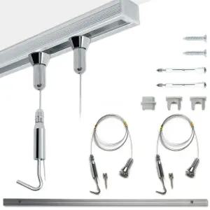 마이토우 프리미엄 액자레일 와이어액자걸이 세트50cm/액자/액자소품/액자악세서리/액자걸이/액자용와이어/