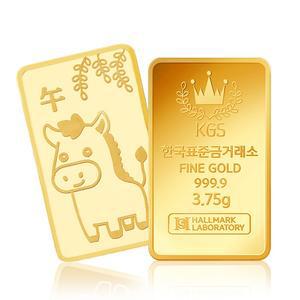 [한국표준금거래소] 황금 말 순금 동물골드바 3.75g