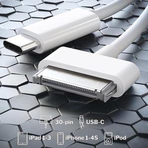 모크 아이폰 아이패드 호환 C타입 30핀 케이블 1m 충전기 변환 MC-CT30
