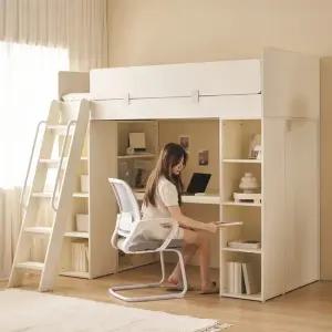 윌로우 아이브 2층 책상 수납 벙커침대 SS