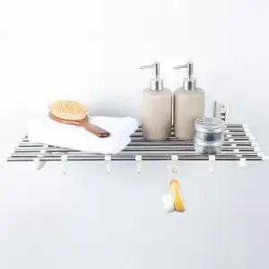 다용도 스텐 파이프선반 소형 600 벽선반 반달선반 수납정리 철제선반 조립식앵글